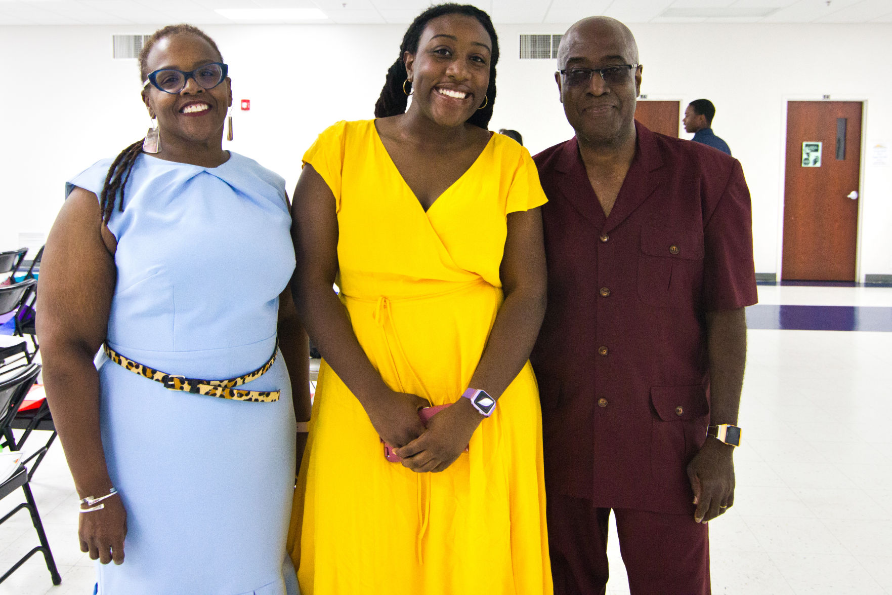 Pamela, Anisa and Philip Hoff